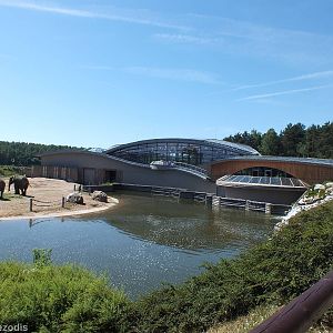 View of the African Elephant Building