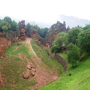 Wolf Enclosure at Cabarceno, 11/06/15