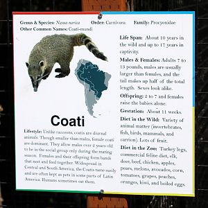 South America Exhibit - Signage