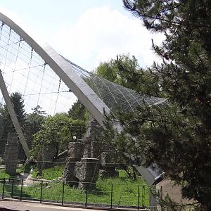 Aviary for wading birds