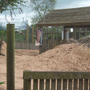 View of the future walk through Meerkat enclosure