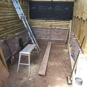 Current work on new outdoor Meerkat enclosure