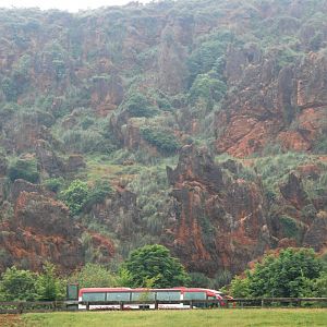 Bear Enclosure from Afar at Cabarceno, 11/06/15