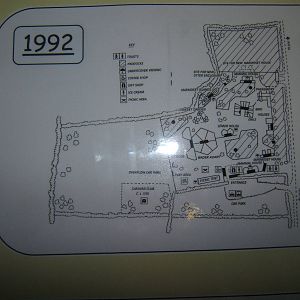 Map of park in 1992
