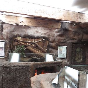 Suspended monitor enclosure, June 2015.