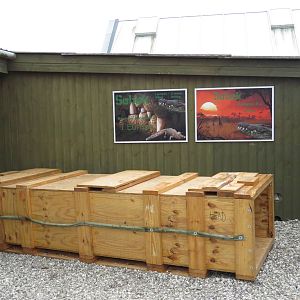 Sobek's transportation crate, June 2015.