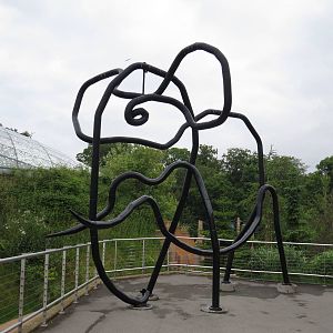 Elephant sculpture, June 2015.