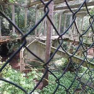 View of Eagle Owl Enclosure in 'Uhu-Burg'