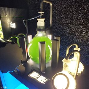 Display of Bioluminescent Algae- Micropia