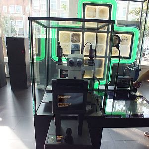 One of Several Microscopes to look at Actual Bacteria- Micropia