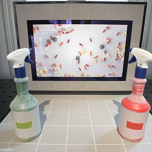 One of many Interactive Displays- Micropia