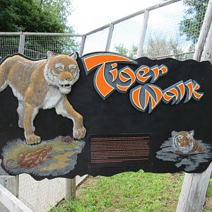 Amur Tiger Exhibit - Sign