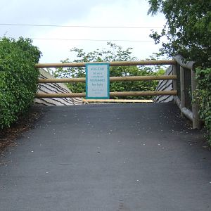 Old canal bridge my tropical realm now closed off