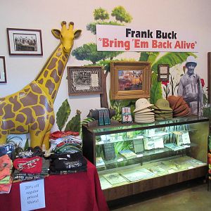 Frank Buck Historical Section (in gift shop)
