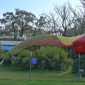 Entrance - Pheasant Statue