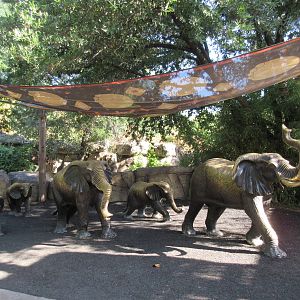 Giants of the Savanna - African Elephant Herd