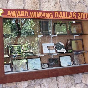 Dallas Zoo Trophy Cabinet!