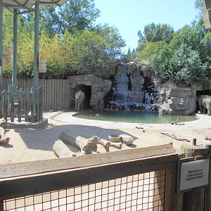 Old elephant exhibit