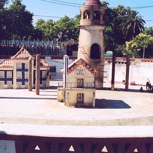Rhesus Macaque Enclosure - Lisbon Zoo 2005