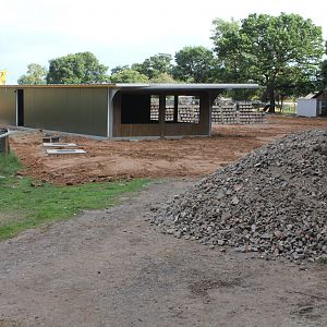 Giant otter enclosure/building.25-7-15