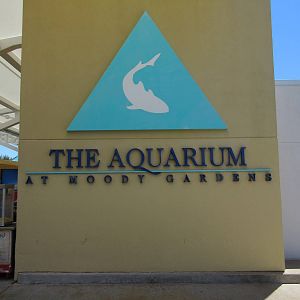 Aquarium Pyramid - Entrance Sign