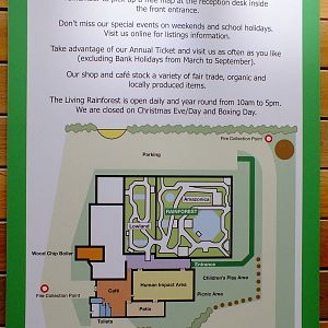 Sign at Entrance with Map