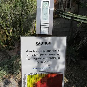 Succulents of the World Building - Warning Sign