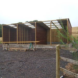 New aviary`s under construction