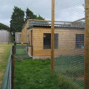 View along new Lemur,Marmoset and Tamarin area