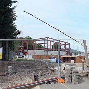 Construction for New Chimp Enclosure