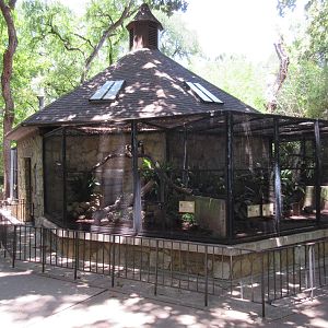 Bird House (with Spectacled Owls in the nearest aviary)