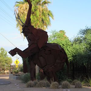 African Elephant Statue