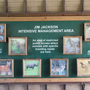 Intensive Management Area (only seen via special tours)