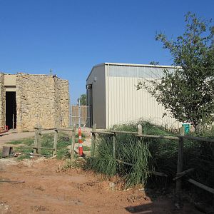 Old Giraffe Barn + New Giraffe Barn