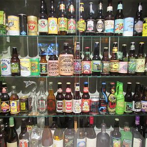 Snake-Themed Labels on Drinks