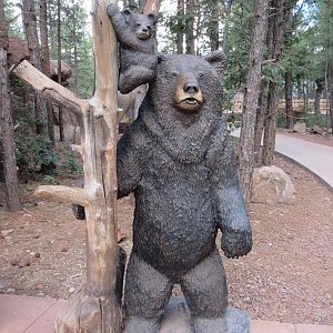 Black Bear Statue