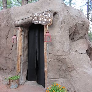 Mine Shaft - entrance to small animal exhibits