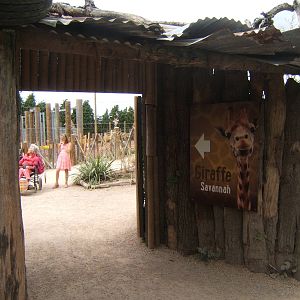 Entrance to Giraffe House viewing area