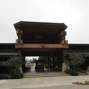 Entrance Building (view from inside zoo)