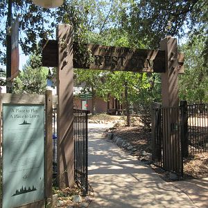 Paul Bunyon's Forest Camp - Entrance to zoo portion of park