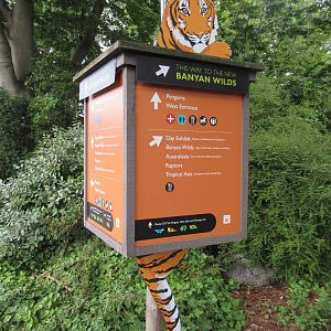Malayan Tiger-Themed Sign (New in 2015)