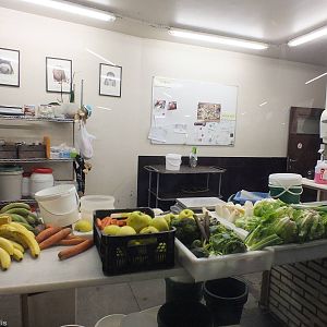 Food Preparation area in Small Primates Building