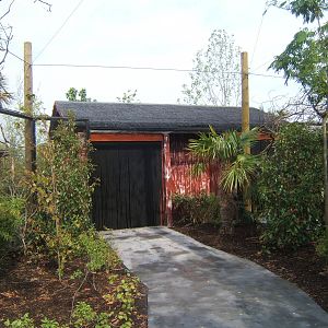 View inside Bali Aviary