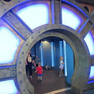 Entrance Area (an enclosed room with a countdown and sound effects!)