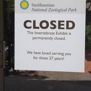 RIP Invertebrate exhibit May 7, 1987 ? June 21, 2014