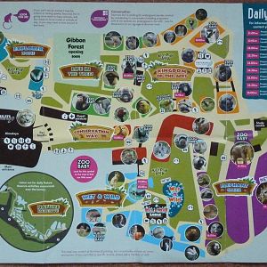 Zoo map, Summer/ Autumn 2015