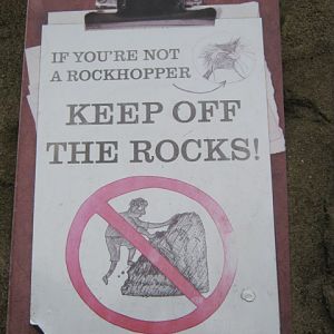 Great signage at Penguins 2015.