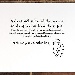 Sign in Chimp House