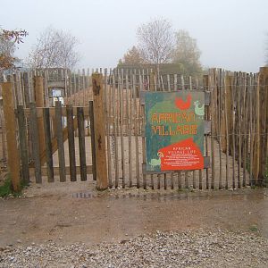 Entrance to African Village encounter