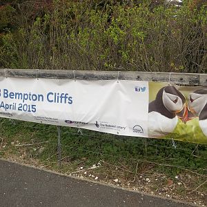 Signage at Bempton Railway Station, 14th April 2015